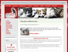 Tablet Screenshot of katzenhilfe-muenster.de